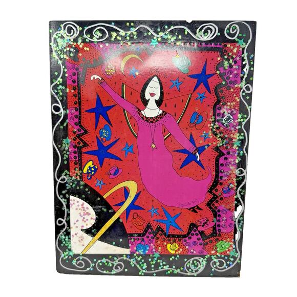Whimsical Folk Art Angels Patti Gallardo 1999 Daring To Be Different Wall Art